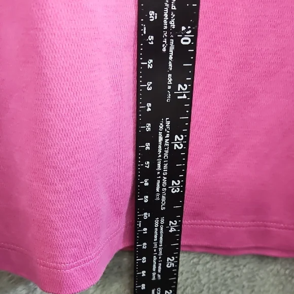 Lady Hogan Pink Polo Shirt Hydro Dri Sz XL active Wear Made In Peru - Picture 4 of 8